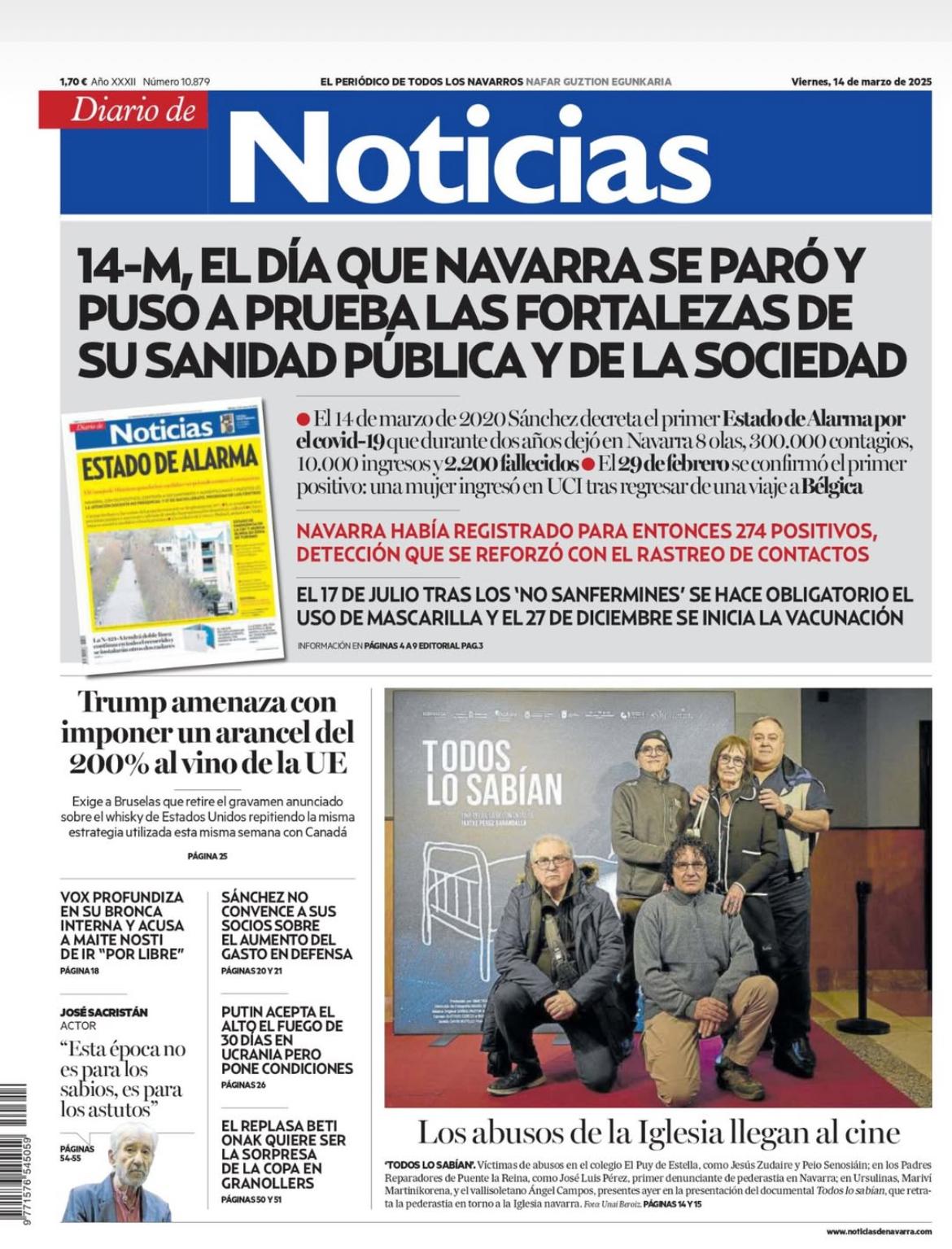 Diario de Noticias Navarra - Los abusos de la Iglesia llegan al cine