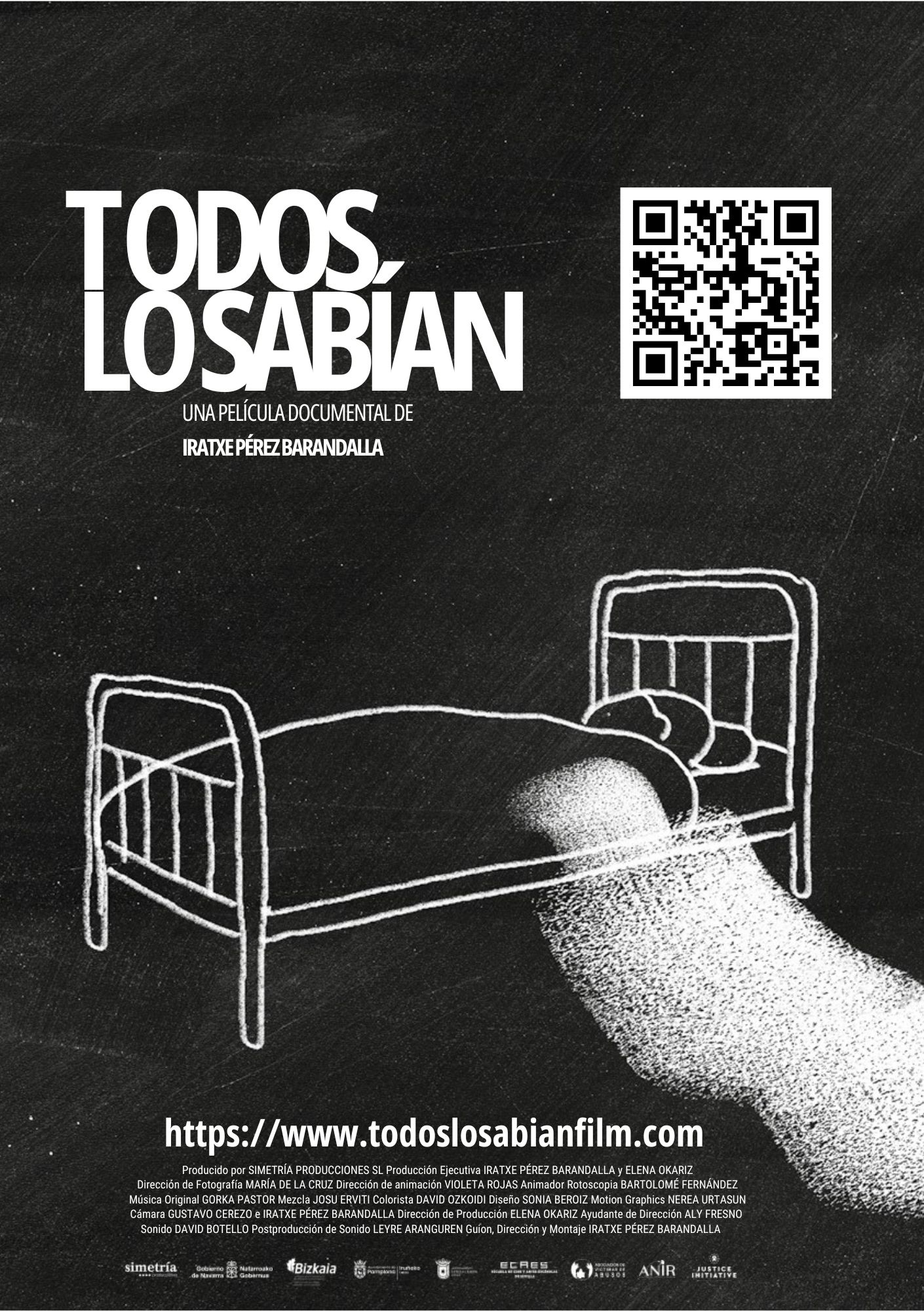 Cartel del documental «Todos lo sabían», de la directora de cine Iratxe Perez Barandalla